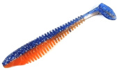 Силиконовая приманка FISHING STYLE CHECKMATE 3,5"(89 мм) уп.6 шт.#012 Blue Orange