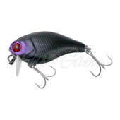 Воблер JACKALL Chubby 38 SSR цв. mat black 38мм 4,2г floating 0,1 - 0,3 м