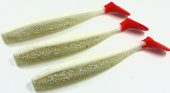 Силиконовая приманка FISHING STYLE PRO SHAD 5"(126 мм) уп.4 шт.   #031 White Silver