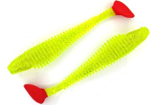 Силиконовая приманка FISHING STYLE CHECKMATE BIG 6,3"(160 мм) уп.2 шт.#106 Lemon