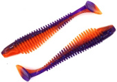 Силиконовая приманка FISHING STYLE CHECKMATE BIG 7,1"(180 мм) уп.2 шт.#005 Maracuja