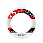 Леска Ultron Big Fight Fluorocarbon 0,30 мм, 6,0 кг, 30 м, прозрачная