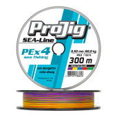 Шнур ProJig SEA Line  0,40 мм, 45,0 кг, 300 м, мультиколор