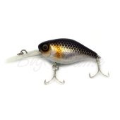 Воблер JACKALL Diving Chubby 38 мм цв. uv mat silver & black 4,3г floating 1 - 1,5 м