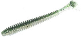 Силиконовая приманка FISHING STYLE SPRING TAIL 4"(102 мм) уп.6 шт.#042 Green Shad