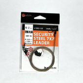  Поводок с застежкой Gurza-SECURITY STEEL 7x7 LEADER 1200мм/0,63 2шт.(Test 32kg)