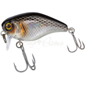 Воблер JACKALL Chubby 41 SSR цв. hl silver & black, 41мм 5.7г floating 0,1 - 0,3 м