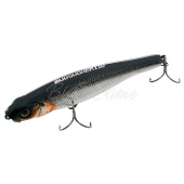 Воблер JACKALL Mud Sucker цв. hl silver & black, 110мм, 16г floating