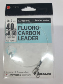 Поводок Gurza-FLUOROCARBON LEADER 400мм/0,60 D 2шт.х 5 (Test 18,7kg)