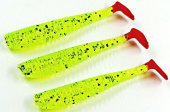 Силиконовая приманка FISHING STYLE AWARUNA 2"(52 мм) уп.16 шт.#106 Lemon хвост не красный