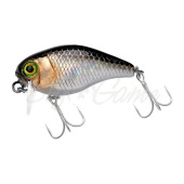 Воблер JACKALL Chubby 38 SSR цв. hl silver & black 38мм 4,2г floating 0,1 - 0,3 м