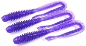 Силиконовая приманка FISHING STYLE HAPPY WORM  4"(102 мм) уп.6 шт.#123 Violet