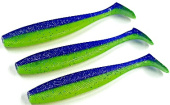 Силиконовая приманка FISHING STYLE PRO SHAD 5"(126 мм) уп.4 шт. #015 Dark blue lime