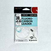 Поводок Gurza-FLUOROCARBON LEADER 250мм/0,45 D 2шт.х 5 (Test 9,6kg)