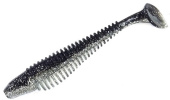 Силиконовая приманка FISHING STYLE CHECKMATE BIG 5,5"(140 мм) уп.3 шт.#001 Silver Black