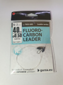 Поводок Gurza-FLUOROCARBON LEADER 400мм/0,50 D 2шт.х 5 (Test 12,2kg)