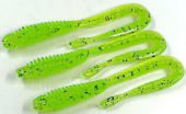Силиконовая приманка FISHING STYLE HAPPY WORM  4"(102 мм) уп.6 шт.#102 Lime