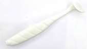 Силиконовая приманка FISHING STYLE RUMBA 3,5"(89 мм) уп.7 шт.#101 White