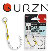 Крючки Gurza-ASSIST SINGLE HOOK JH-51 № 4/0 TIN (2шт/уп)
