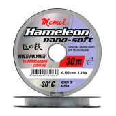 Леска Momoi Nano-Soft Winter 0,105 мм, 1,2 кг, 30 м, прозрачная (уп.10 шт)
