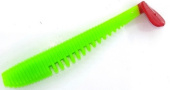 Силиконовая приманка FISHING STYLE AWARUNA 1,3"(33 мм) уп.25 шт. #122 Chartreuse хвост не красный