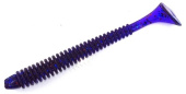 Силиконовая приманка FISHING STYLE SPRING TAIL 2"(52 мм) уп.20 шт.#111 Deep purple