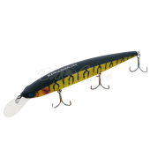 Воблер JACKALL Rerange 130 MR цв. mat gold tiger, 130мм, 22,5г suspending 2,5 - 3 м