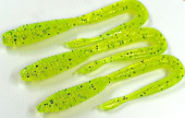 Силиконовая приманка FISHING STYLE HAPPY WORM  4"(102 мм) уп.6 шт.#106 Lemon