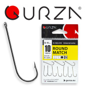 Крючки Gurza-ROUND MATCH BN №10 (10шт/уп)