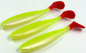 Силиконовая приманка FISHING STYLE PRO SHAD 5"(126 мм) уп.4 шт.   #025 Shiny Lime