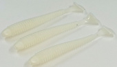 Силиконовая приманка FISHING STYLE SPRING TAIL 4"(102 мм) уп.6 шт. #101 White