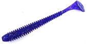 Силиконовая приманка FISHING STYLE SPRING TAIL 2"(52 мм) уп.20 шт. #123 Violet
