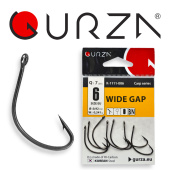Крючки Gurza-WIDE GAP Ring BN № 6 (7шт/уп)