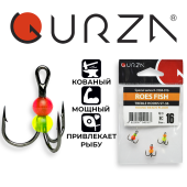 Крючки Gurza-ROES FISH ST-36 № 16 BC MIX 3 шт.