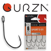 Крючки Gurza-SPORT S-31 № 6 BC (8шт/уп) (широкое ухо)