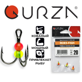 Крючки Gurza-ROES FISH ST-36  № 20 BC MIX 3 шт.