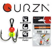 Крючки Gurza-ROES FISH ST-36  № 2 BC MIX 3 шт.