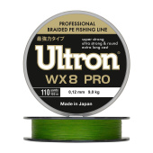 Шнур  Ultron WX 8 PRO 0,10 мм, 6,5 кг, 137 м, хаки
