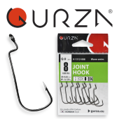 Крючки Gurza-JOINT HOOK № 8 BN (9шт/уп) (офсет,широкое ухо)