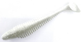 Силиконовая приманка FISHING STYLE CHECKMATE BIG 5,5"(140 мм) уп.3 шт.#031 White Silver