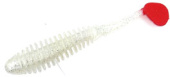 Силиконовая приманка FISHING STYLE MORDER 2"(52 мм) уп.12 шт.#128 Silver хвост не красный