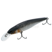 Воблер JACKALLSquad Minnow цв. hl silver & black, 95мм, 14г suspending 0,8 - 1,5 м