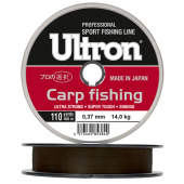Леска Ultron Carp Fishing  0,25 мм, 7,0 кг, 300 м, коричневая (уп.5 шт)