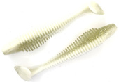 Силиконовая приманка FISHING STYLE CHECKMATE BIG 7,1"(180 мм) уп.2 шт.#031 White Silver