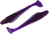 Силиконовая приманка FISHING STYLE CHECKMATE BIG 7,1"(180 мм) уп.2 шт.#111 Deep purple