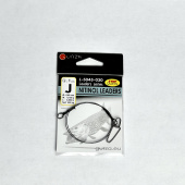  Поводок с застежкой Gurza-Nitinol Liader J (0,45 mm x 0,30 m) (1 шт/уп) (Test 18,5kg)
