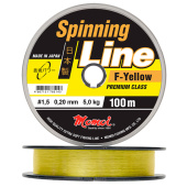 Леска Momoi Spinning Line F-Yellow 0,40 мм, 16,0 кг, 100 м, флуоресцентная (уп.5 шт)