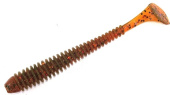 Силиконовая приманка FISHING STYLE SPRING TAIL 4.8"(120 мм) уп.6 шт. #125 Motor oil Green