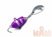 Тейл-спиннер ТС-1 #04 Фиолетовый-Серебро 25г.