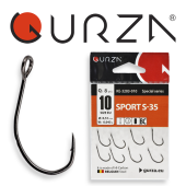 Крючки Gurza-SPORT S-35 №10 BC (8шт/уп) (широкое ухо)